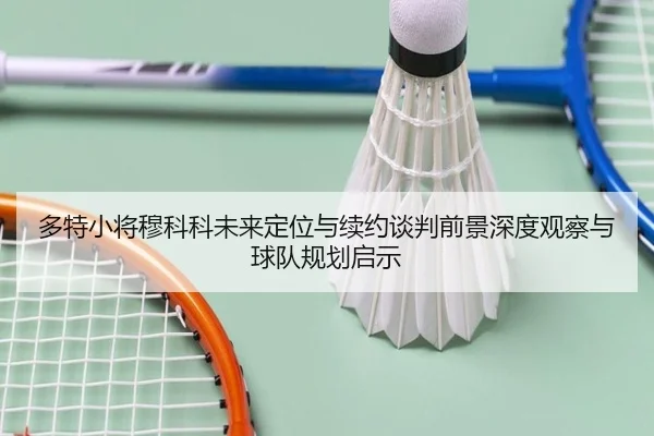 多特小将穆科科未来定位与续约谈判前景深度观察与球队规划启示